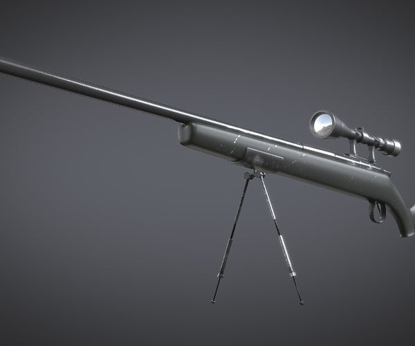 ArtStation - Sniper Rifle - Stylized | Resources