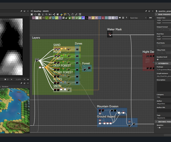 ArtStation - Procedural Board game Map Generator - Sbs Graph with ...