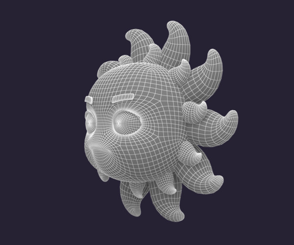 ArtStation - Asset - Cartoons - Character - Sun | Resources