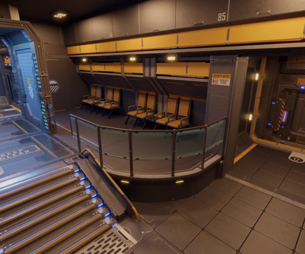 ArtStation - Sci Fi Space Station | Game Assets