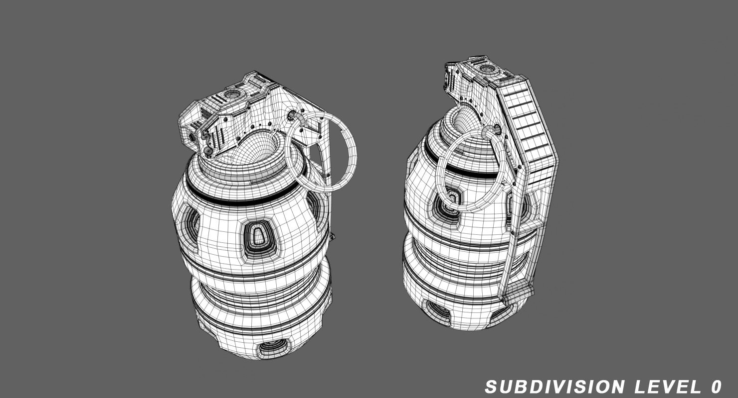 Artstation - Sci-fi Grenade 