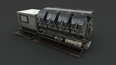 Machinery device. Diesel-generator