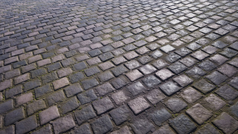 Procedural cobblestone material