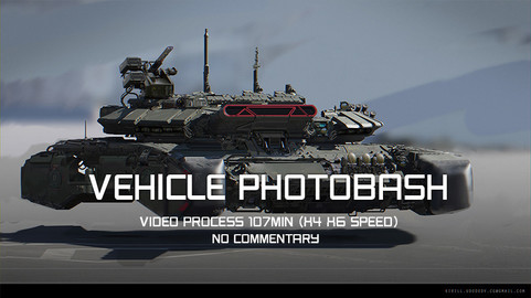 VECHICLE PHOTOBASH Video process, no coments