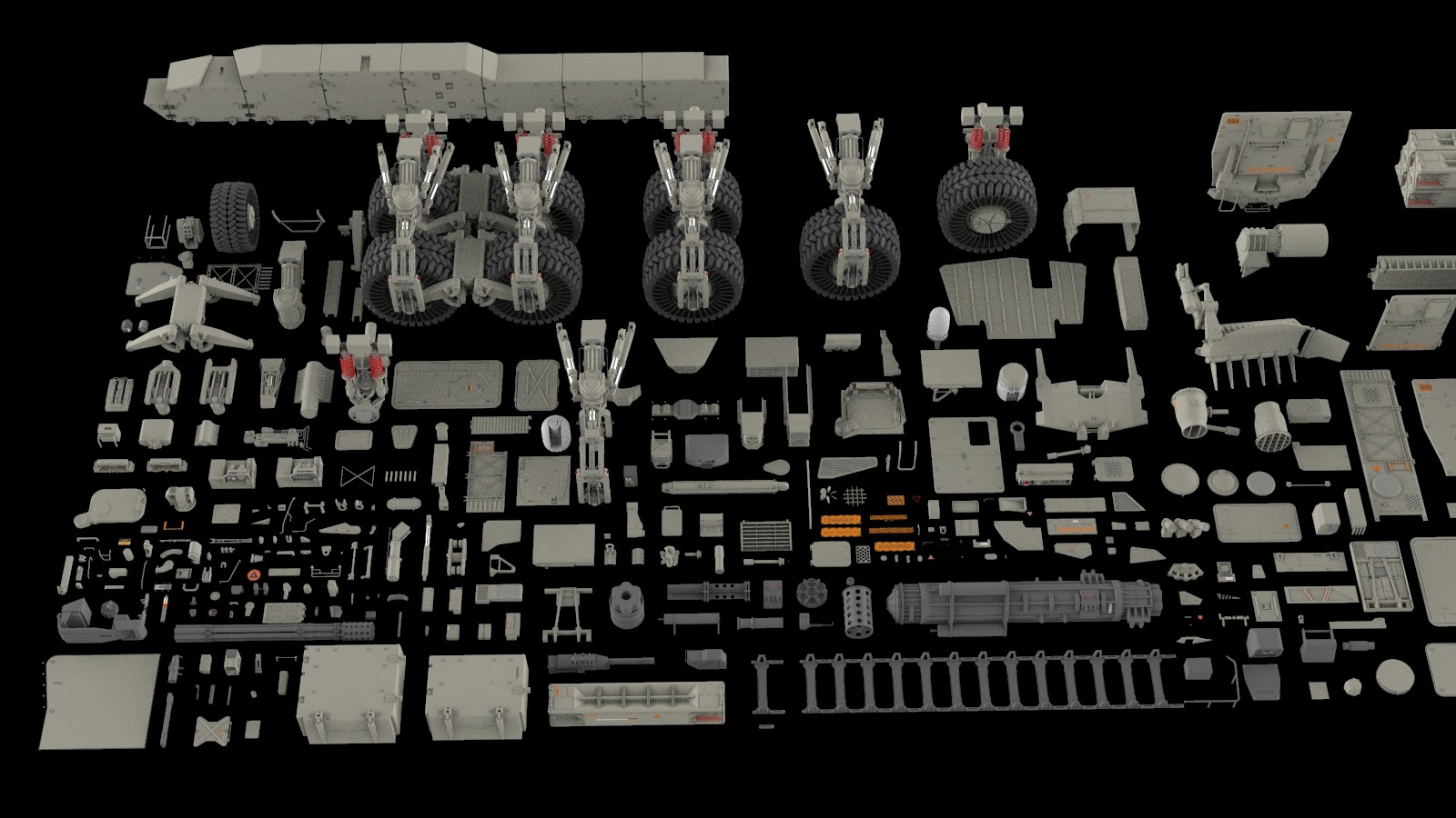 ArtStation - Mechanics collection 2 Kitbash | Resources