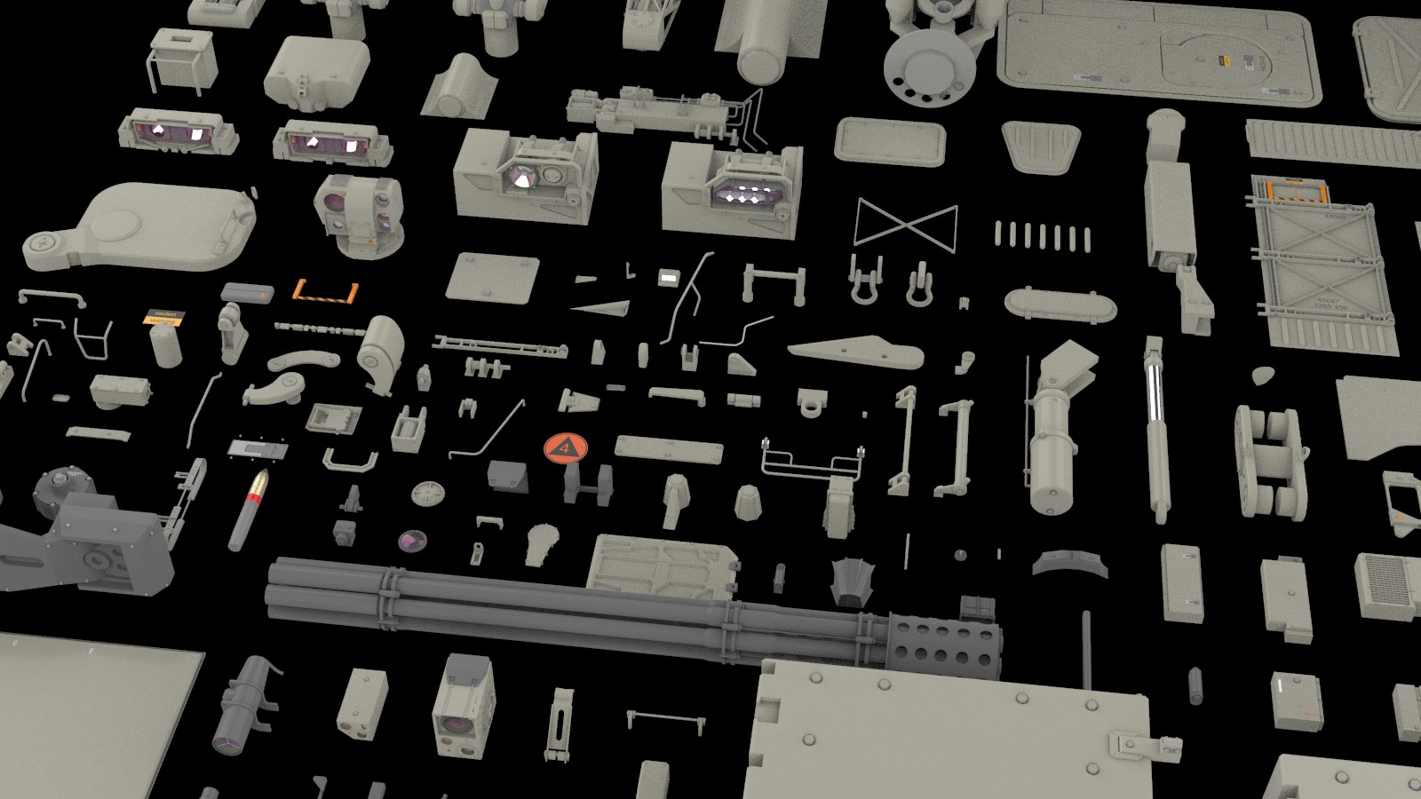 ArtStation - Mechanics collection 2 Kitbash | Resources
