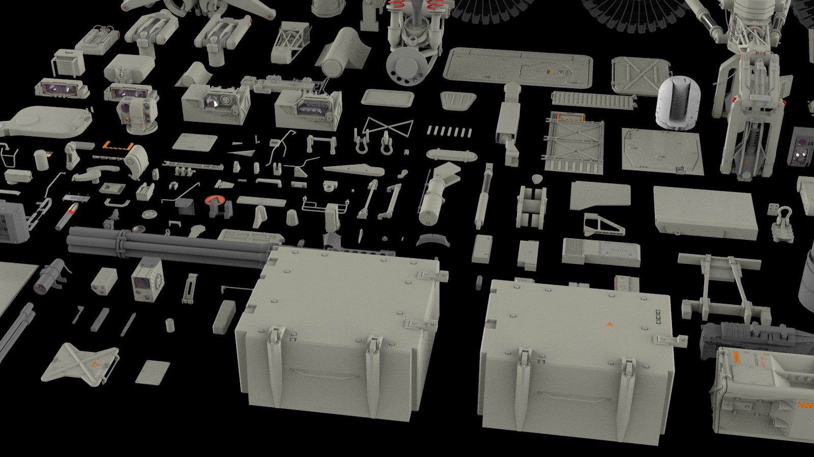 ArtStation - Mechanics collection 2 Kitbash | Resources