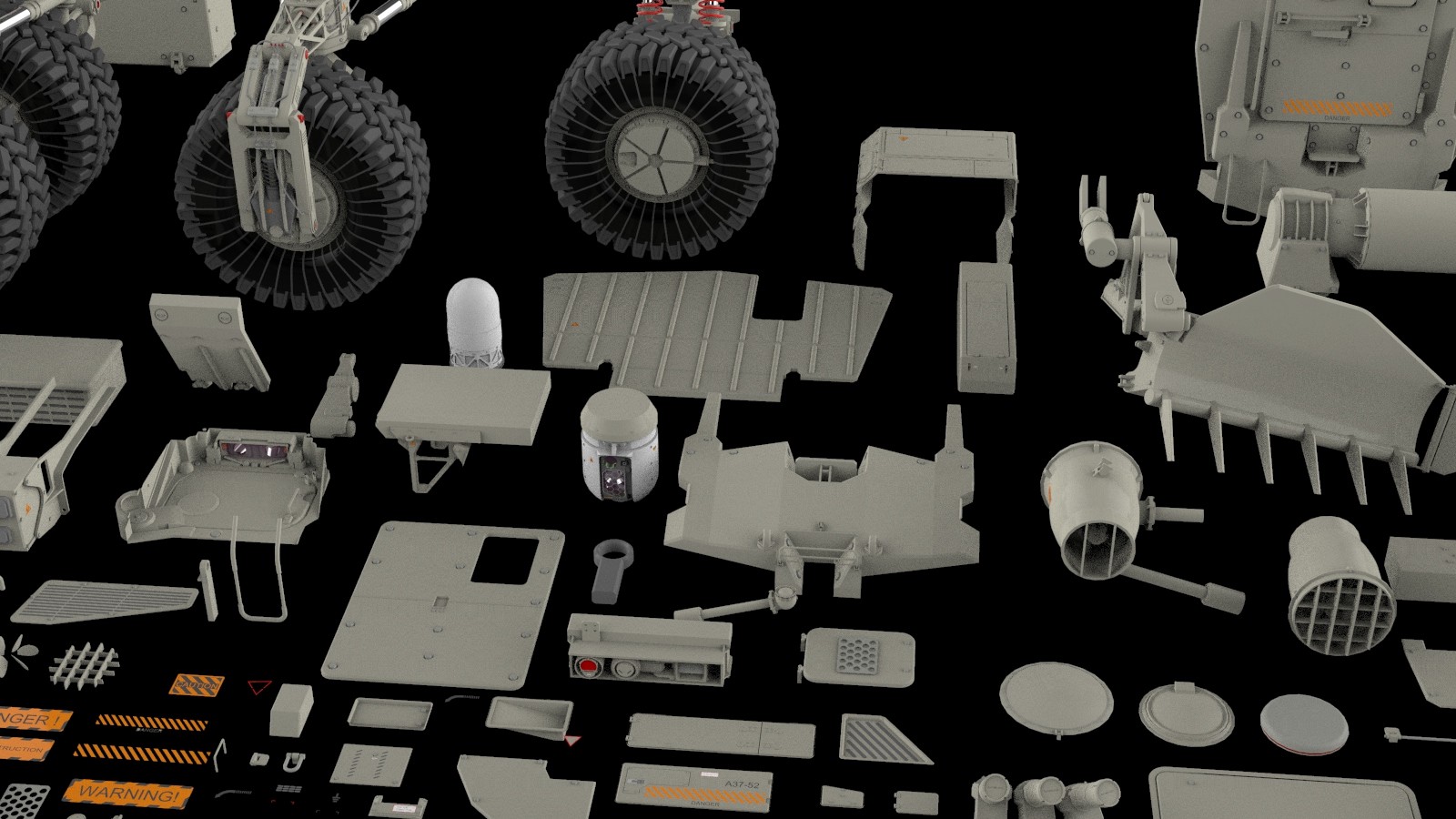 ArtStation - Mechanics collection 2 Kitbash | Resources
