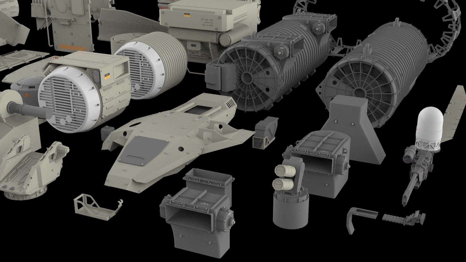 ArtStation - Mechanics collection 2 Kitbash | Resources