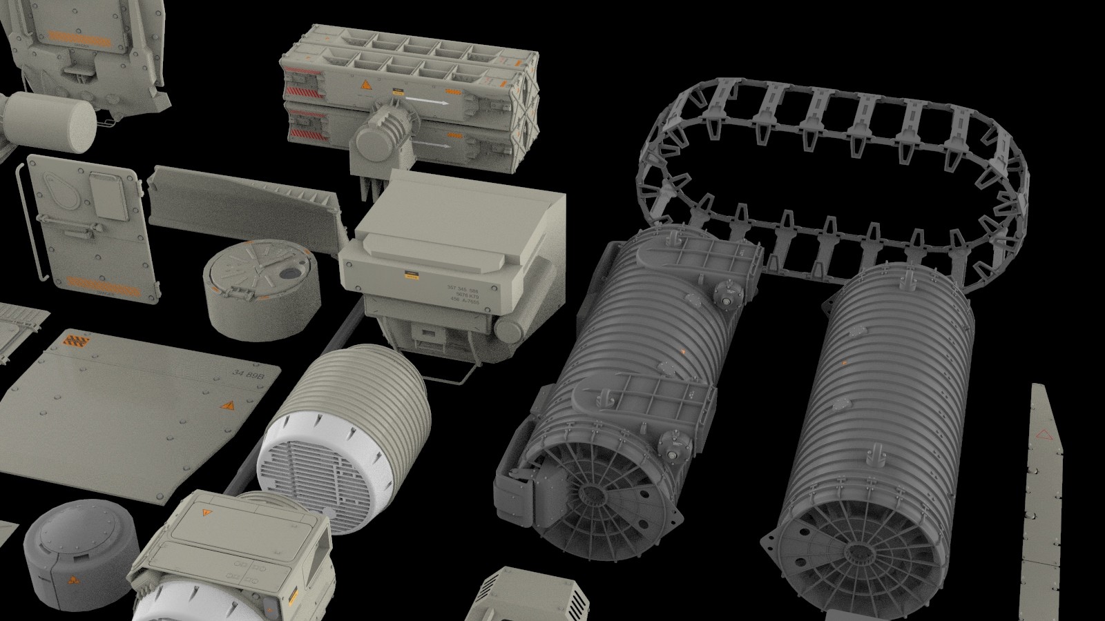 ArtStation - Mechanics collection 2 Kitbash | Resources