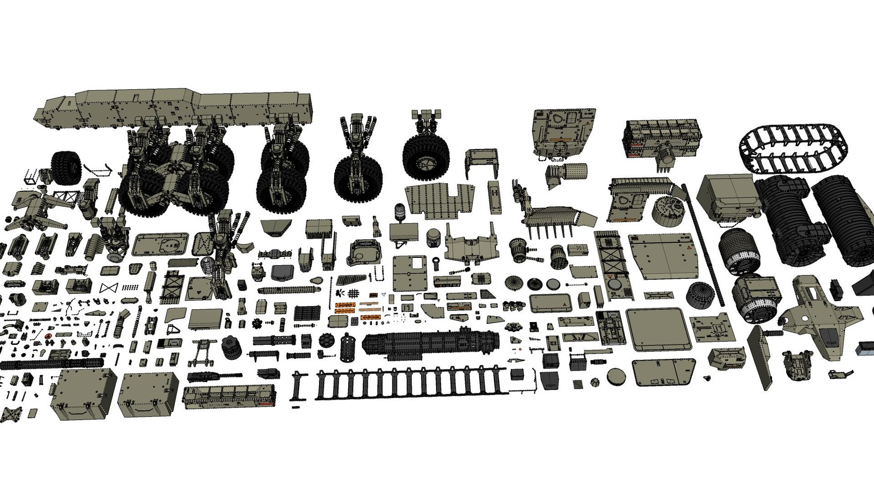 ArtStation - Mechanics collection 2 Kitbash | Resources