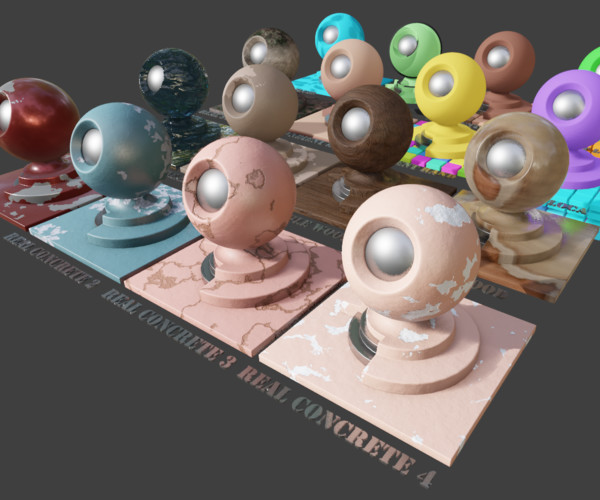 ArtStation - Procedural Shader Bank ( cycle & eevee ) | Resources
