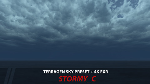 Terragen 4 sky preset -- Stormy_C