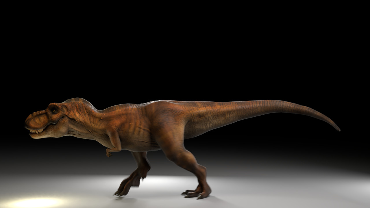 Artstation Jurassic Park Tyrannosaurus Rex 3d Model Low Poly Game
