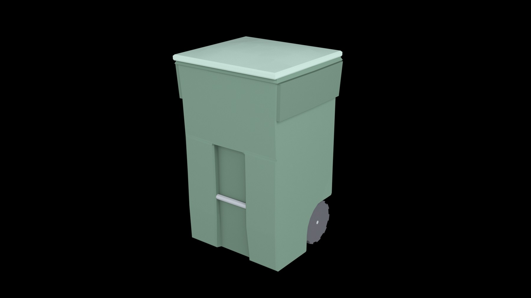 ArtStation Plastic Dumpster Low Poly Game Assets
