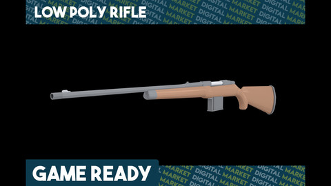 Rifle - Low Poly