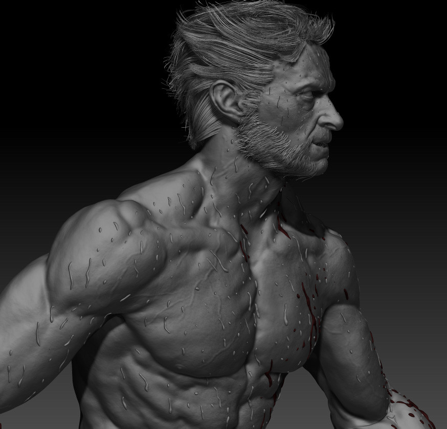 ArtStation Hugh Jackman's wolverine 3d model Resources