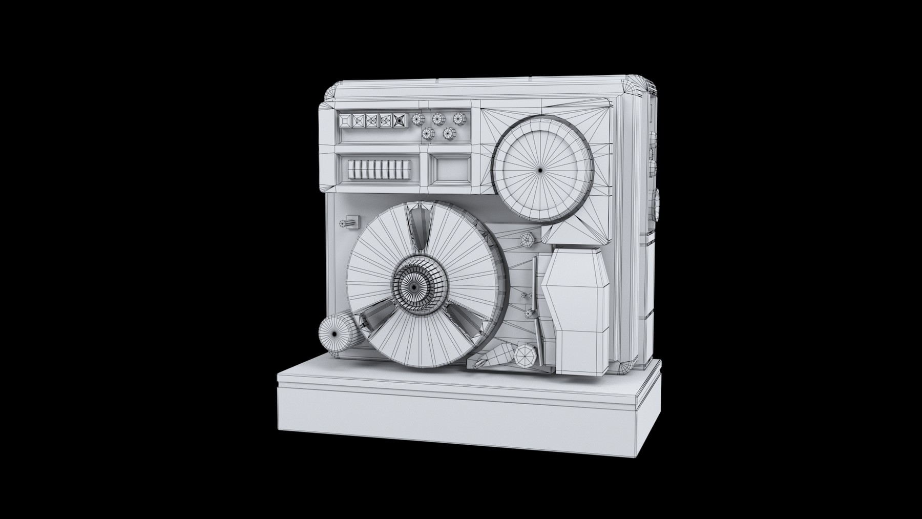 ArtStation Sony HITACHI 1 ZollCMaschine Retro video tape recorder