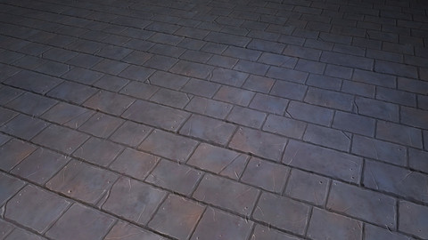 Handpaint Stones Wall Texture