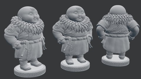 Boy. 3D print model
