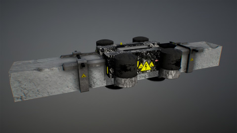 Space Support LOW POLY PBR