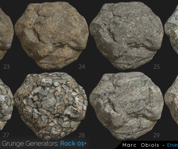ArtStation - SP Base Materials & Grunge Generators: Rock 01 | Resources