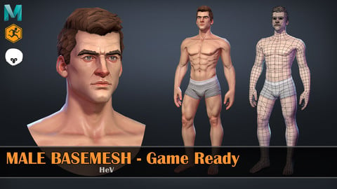 Male Basemesh - Game Ready