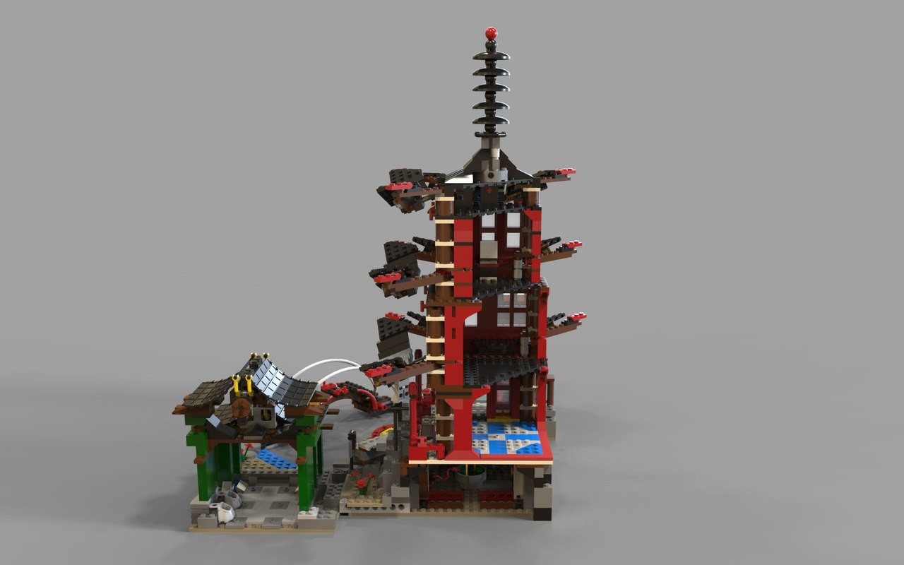 ArtStation - Lego chinese temple | Resources