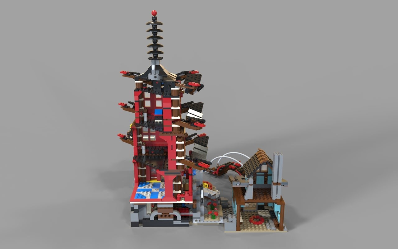 ArtStation - Lego chinese temple | Resources