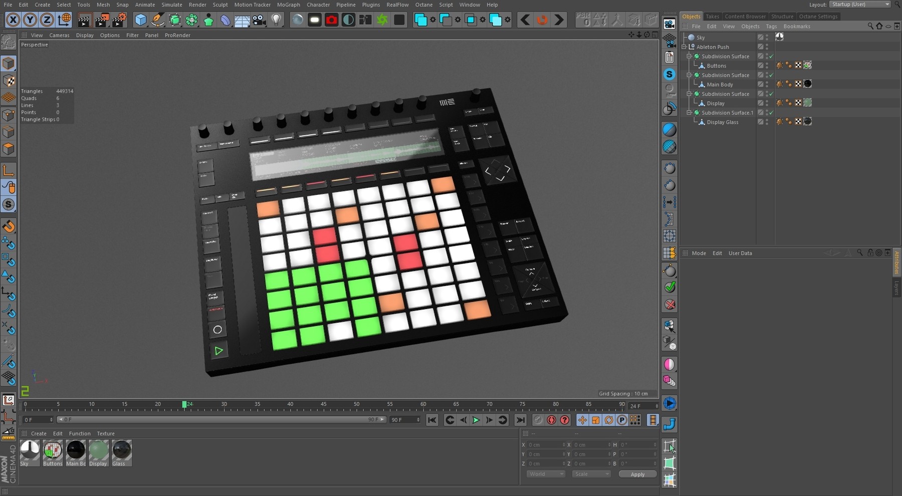 ArtStation - Ableton Push 2 Midi Controller 3D Model | Resources