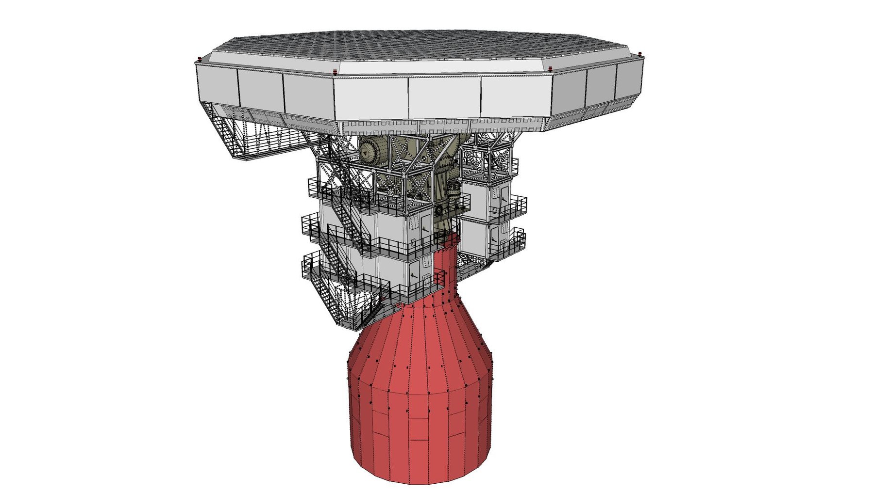 Pionersky radar station. Radar station. модель 3d радиолокационной станции. Radar station. радар 3d model.