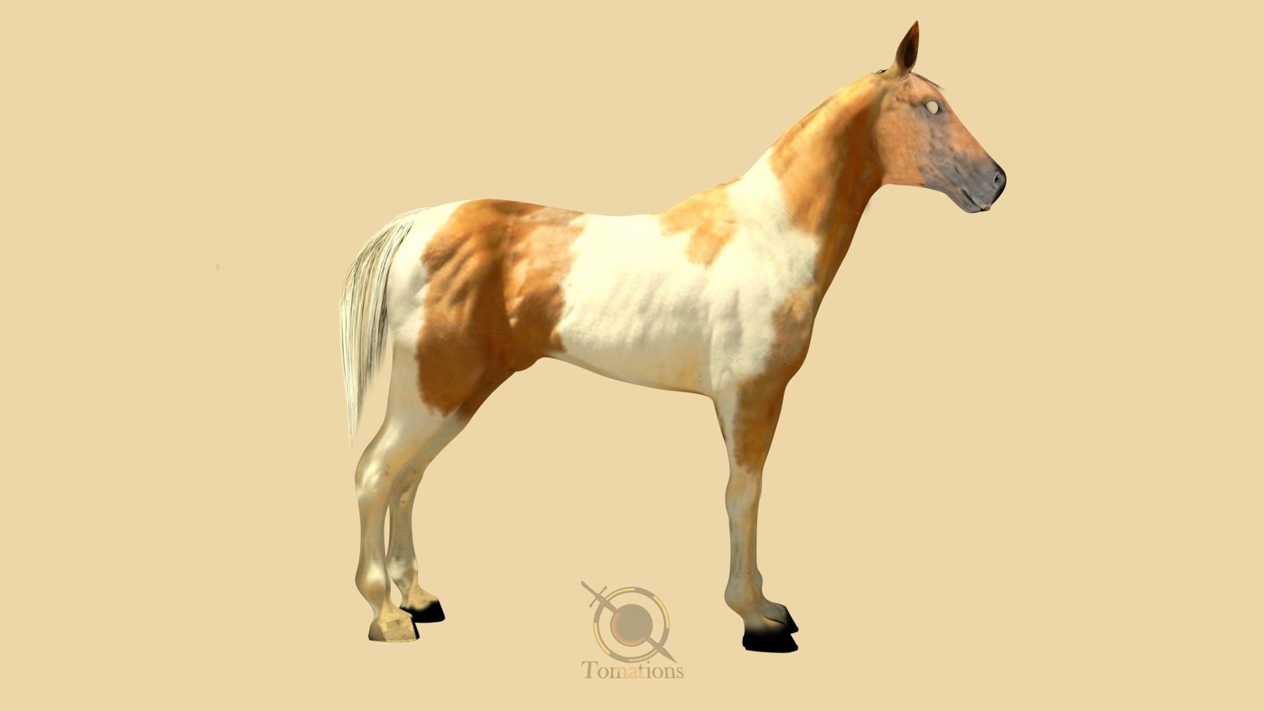 ArtStation Rigged Horse (Blender) Game Assets