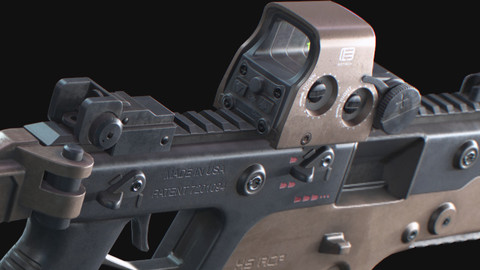 KRISS VECTOR Game ready model