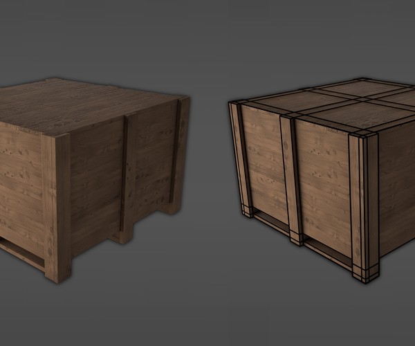 ArtStation - Wooden Crate Pack | Resources