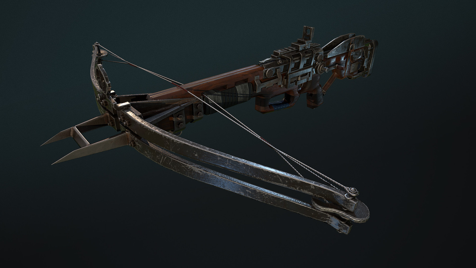 a crossbow