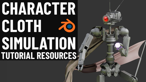 Blender Character Cloth Simulation (Tutorial Resources)
