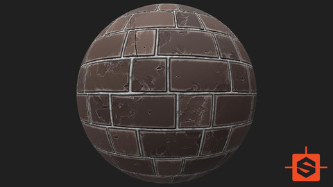 PBR Wall Brick Old Texture