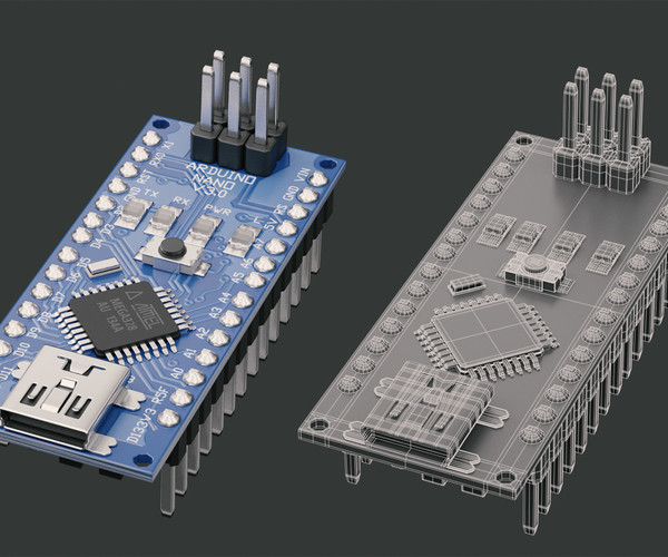 ArtStation - Arduino Nano Model | Resources