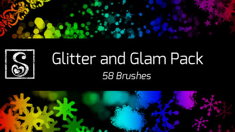 Shrineheart's Glitter Glam Pack - 85 Brushes