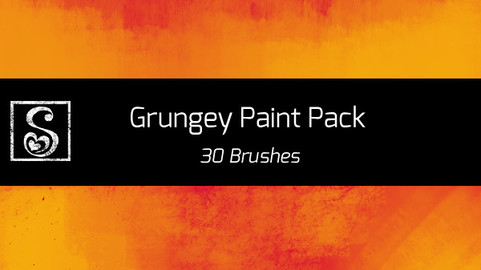 Shrineheart's Grungey Paint Pack - 30 Brushes