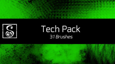 Shrineheart's Tech Pack - 31 Brushes