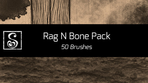 Shrineheart's Rag N Bone Pack - 50 Brushes