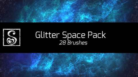 Shrineheart's Glitter Space Pack - 28 Brushes