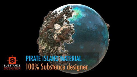 Pirate Island Material - 100% Substance Designer