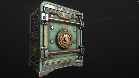 Security Safe - 3D Model and Source