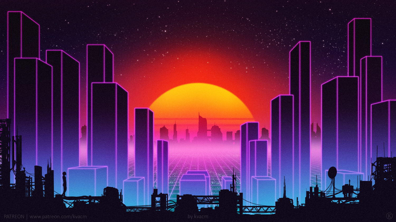 Animated Neon City Wallpaper 4K : City Animated Wallpaper - Top