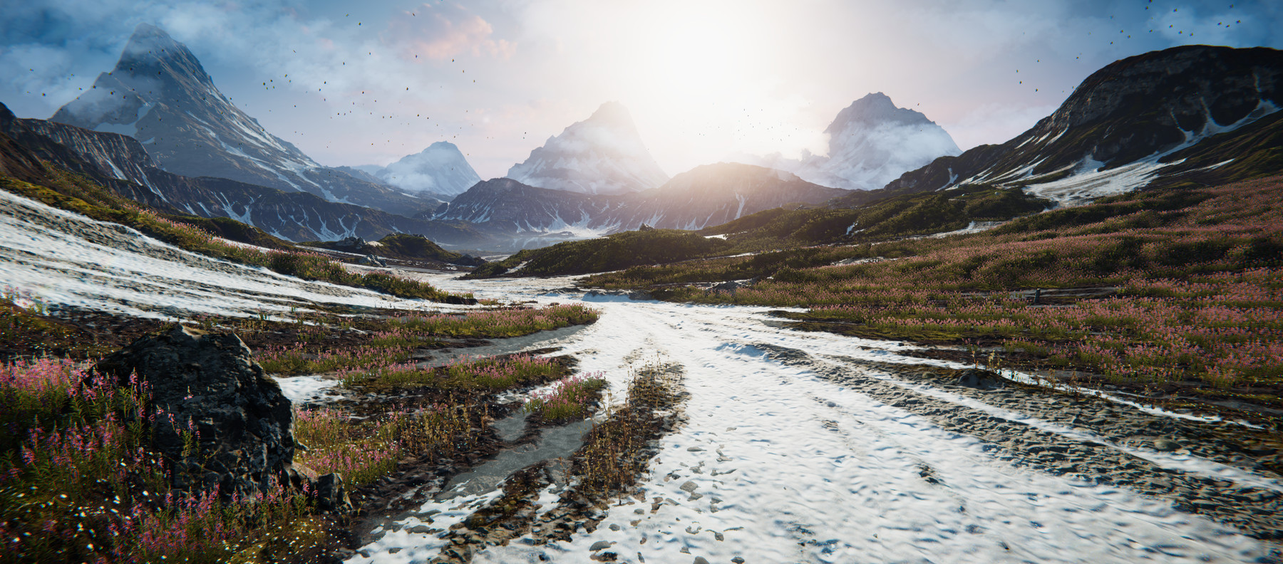 ArtStation - Mountain Lake Valley Environment - Unity 2017 Project ...