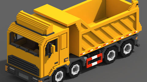 Voxel Tipper Truck