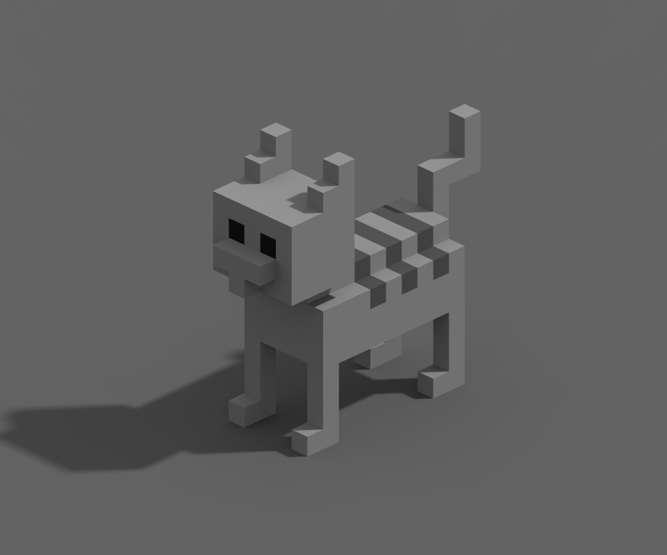 Voxel 3d model