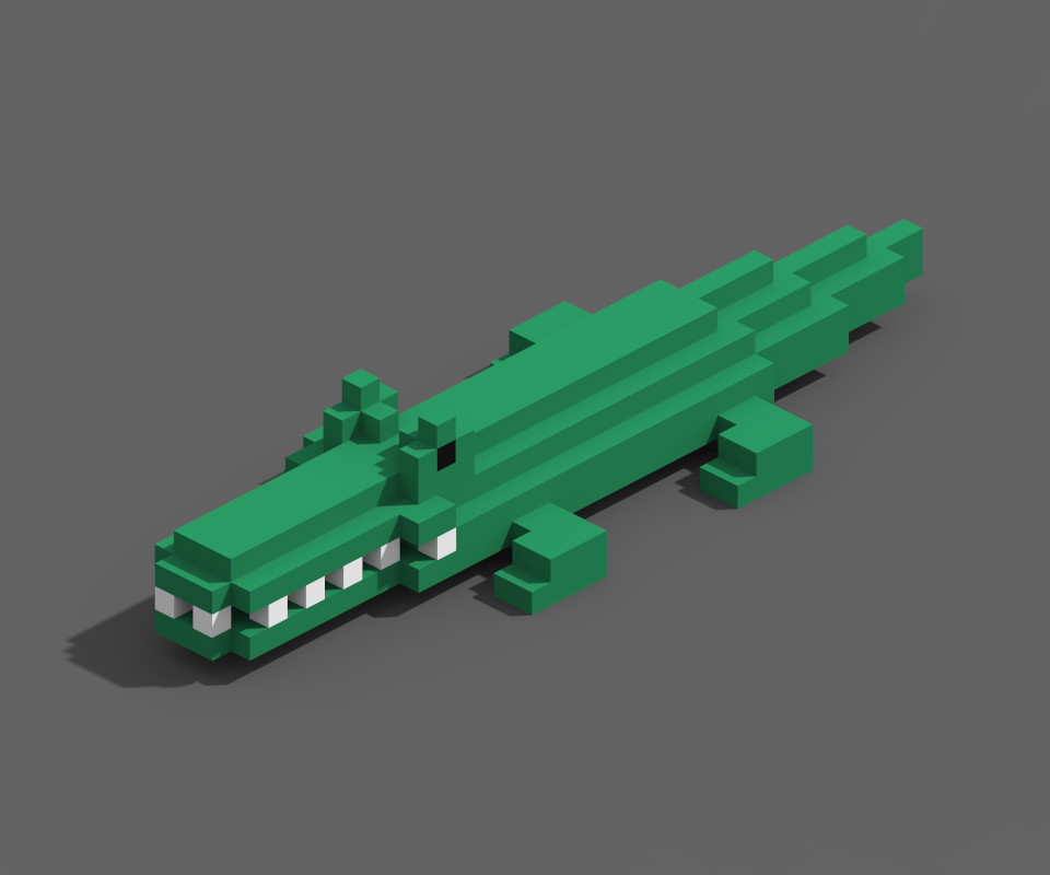 Voxel 3d model